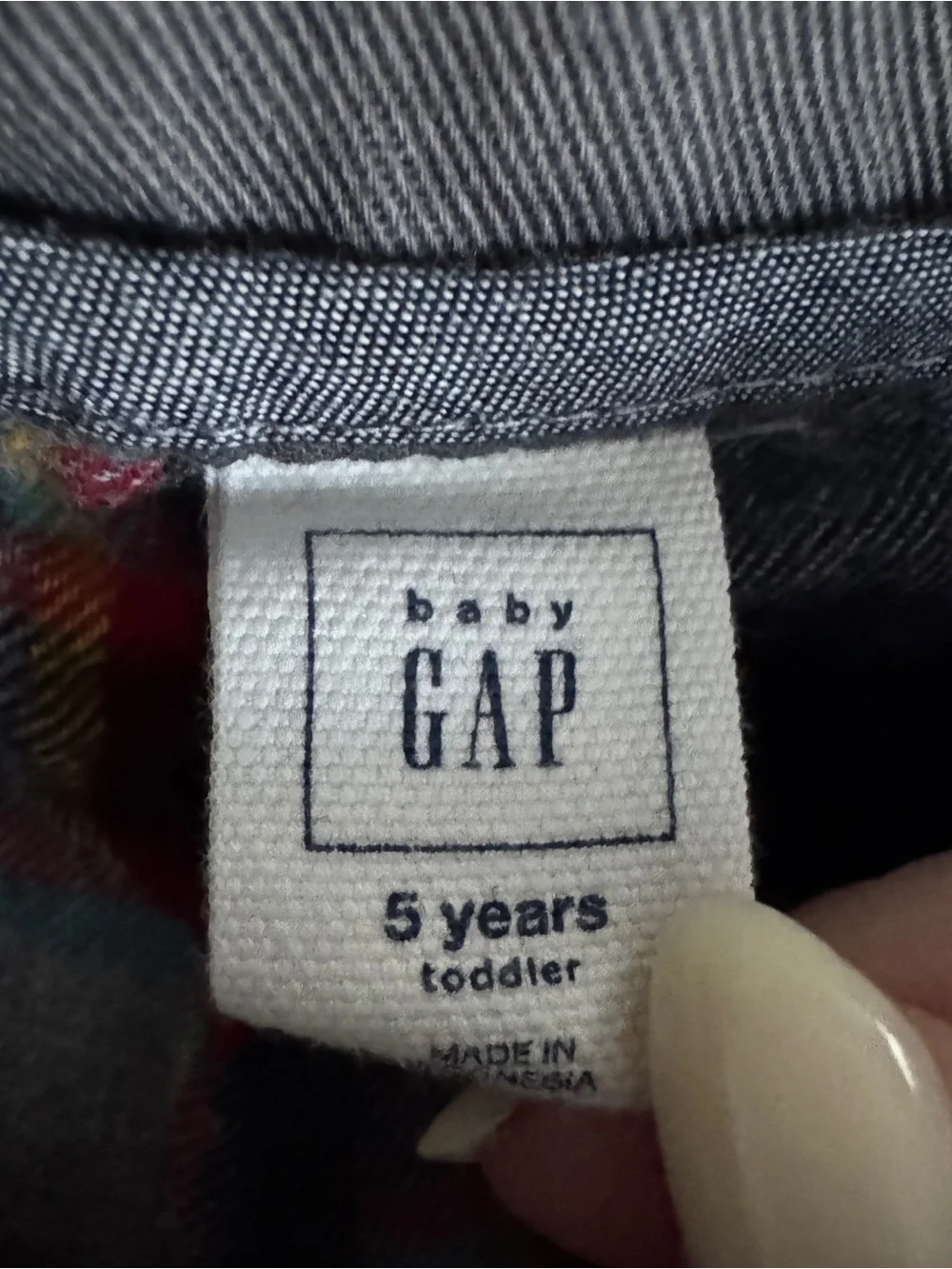 Gap Kids Boys Flannel-Lined Chino Pants Gray Size 5